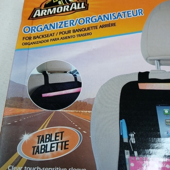 Armor All 8-in-1 Backseat Organizer (ASO7-0115-BLK - Picture 8 of 9